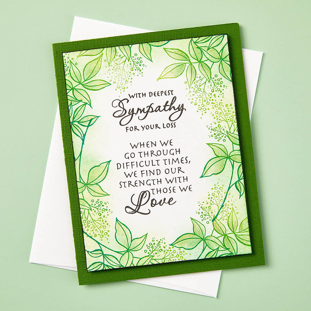 Stampendous Clear Stamps - All The Sentiments Collection - Sincere Sentiments