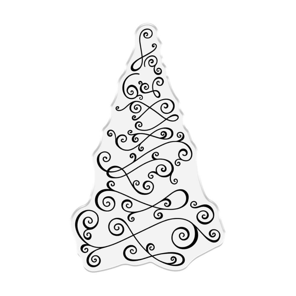 Crafter's Companion Stamp, Die And Stencil Set - Christmas Tree