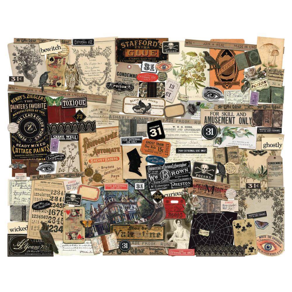 Tim Holtz Idea-ology - Halloween Ephemera Pack TH94396