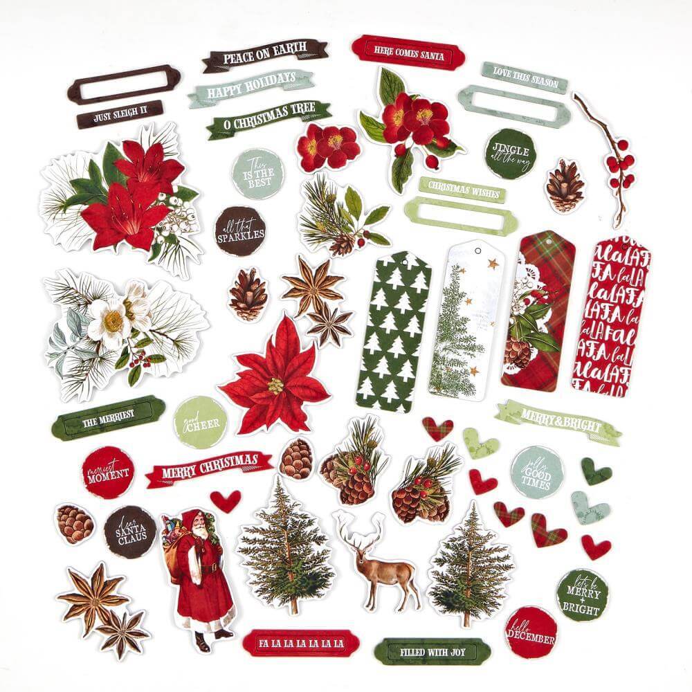 49 And Market Chipboard Set - Evergreen Season