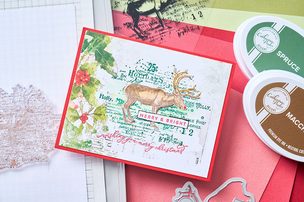 Sizzix Clear Stamps w/ Framelit Die - Reindeer Mix Cluster by 49 and Market 666713