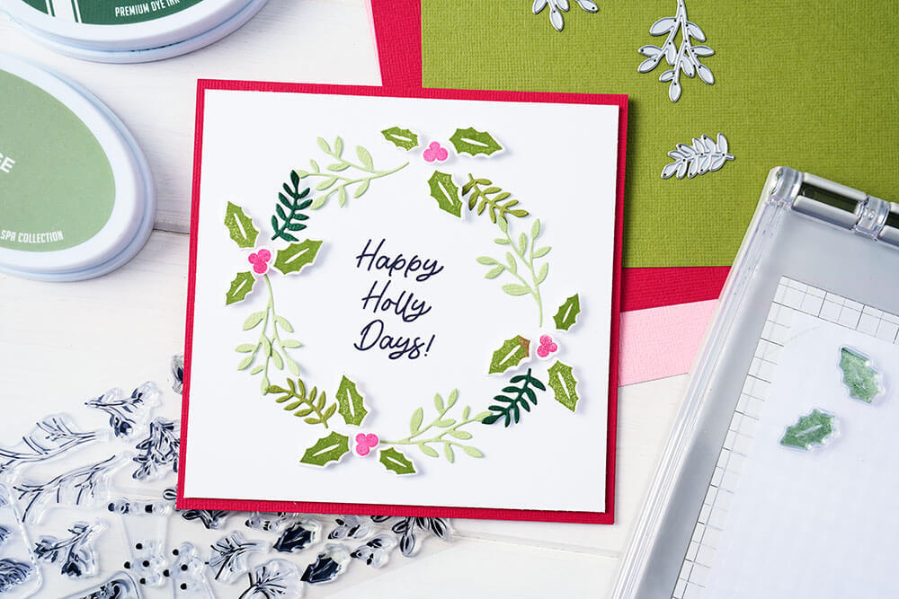 Sizzix Clear Stamps Set (29PK) - Happy Holly Days by Catherine Pooler 666729