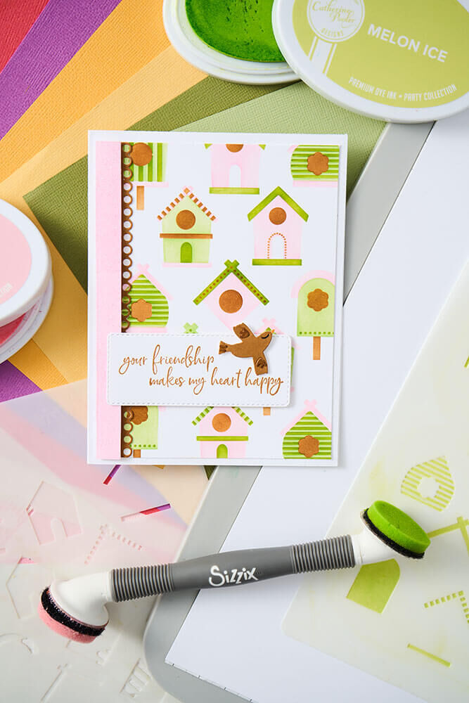 Sizzix Clear Stamps 16PK - Sending Sunshine Sentiments by Catherine Pooler 666793