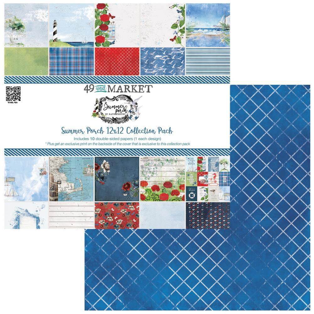 49 & Market Collection Pack 12"X12" - Summer Porch