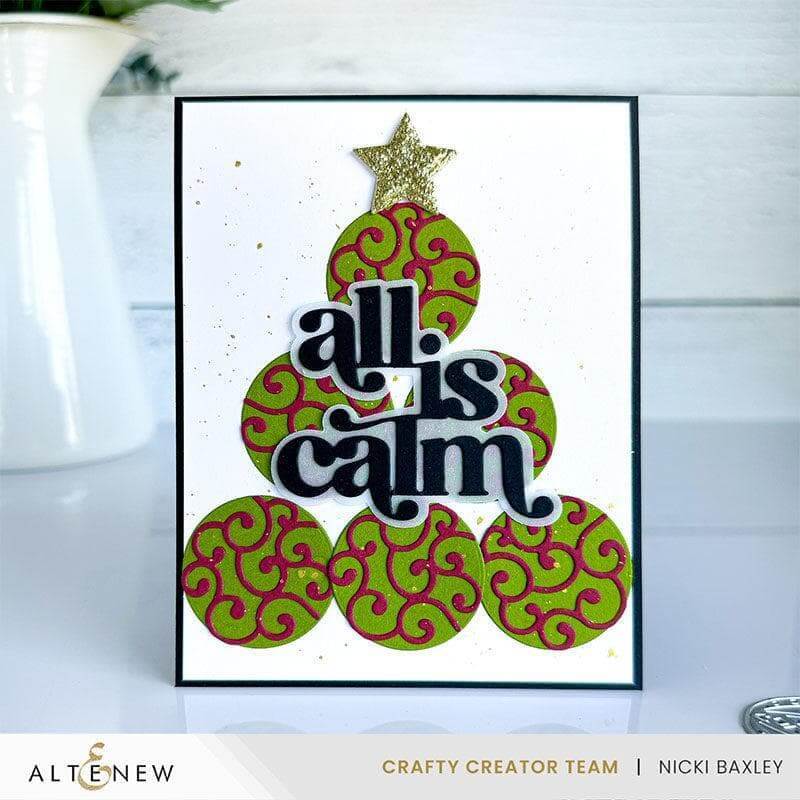 Altenew Layering Dies Set - Festive Ornaments ALT10411