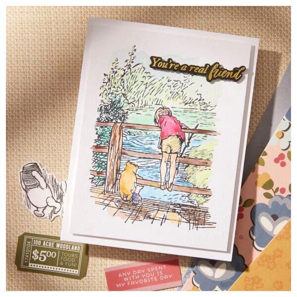 Spellbinders Press Plates - Say Cheese Classic Pooh Collection - Friendly Moments (in Collaboration with Simple Stories) BP-286