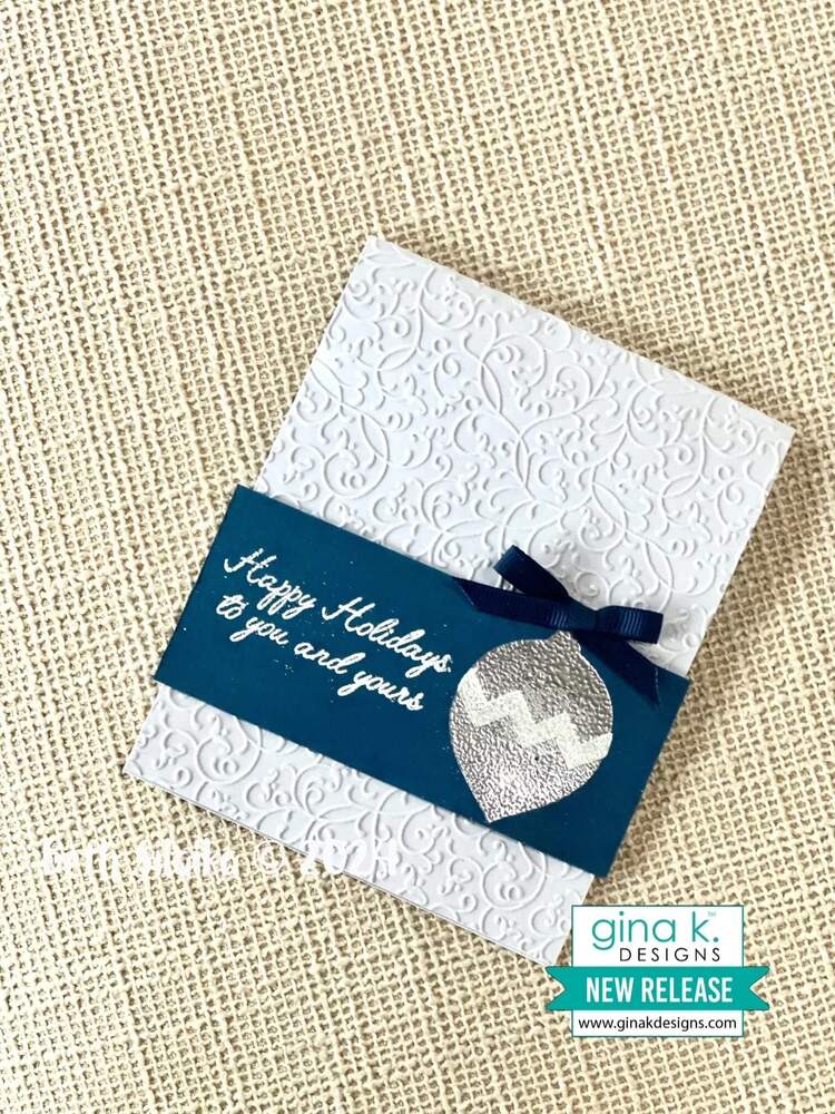 Gina K Designs Clear Stamps - Holiday Ornaments