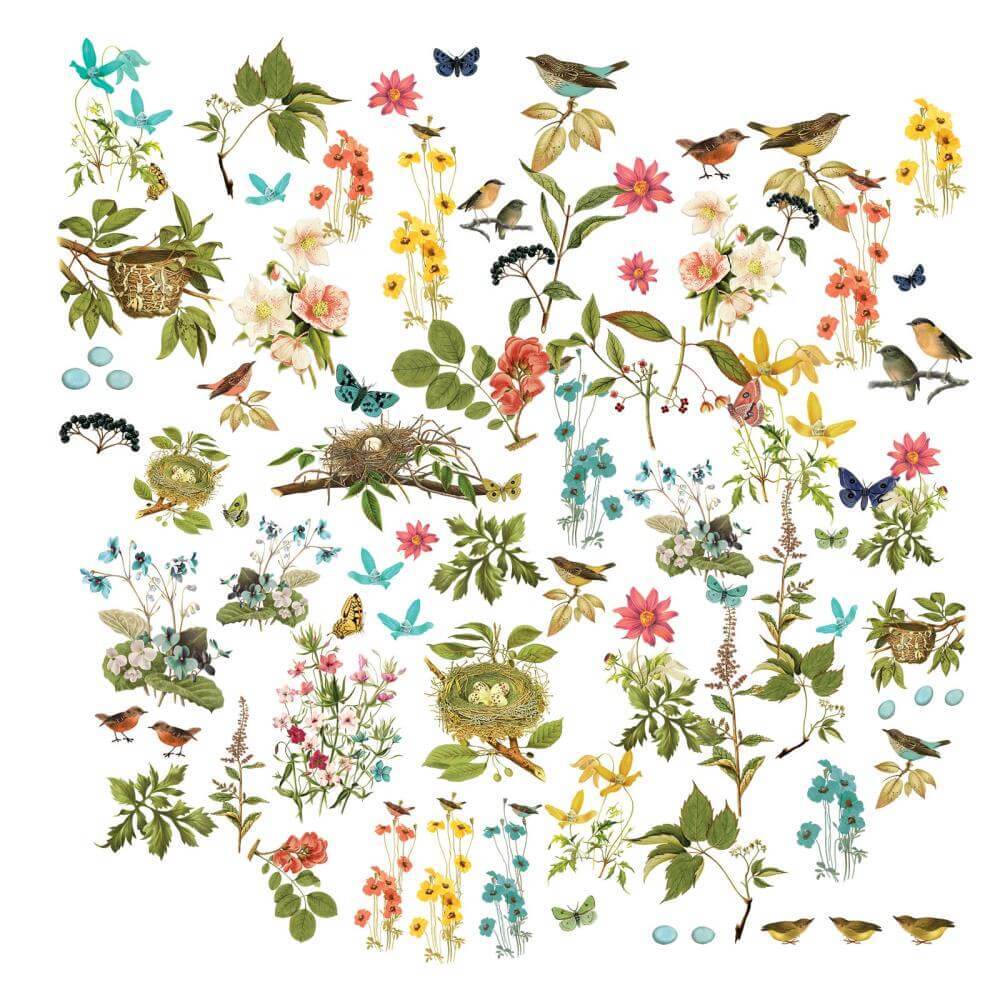 49 And Market Laser Cut Outs - Wildflower, Birdsong