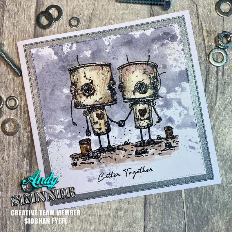 Creative Expressions Bot-ology Stamp - Better Together (by Andy Skinner)