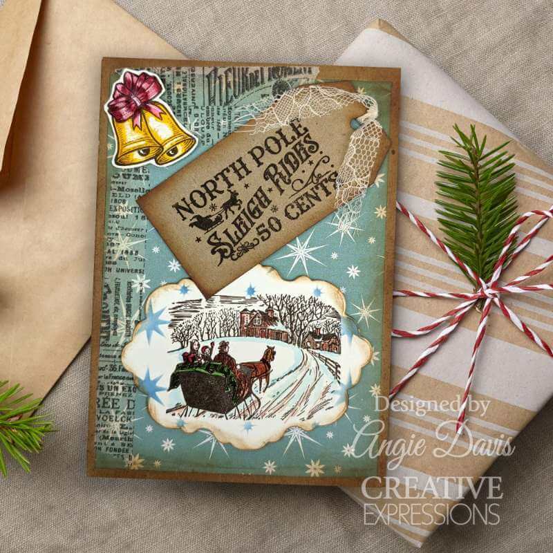 Creative Expressions Clear Stamps by Taylor Made Journals - Believe (6in x 8in)