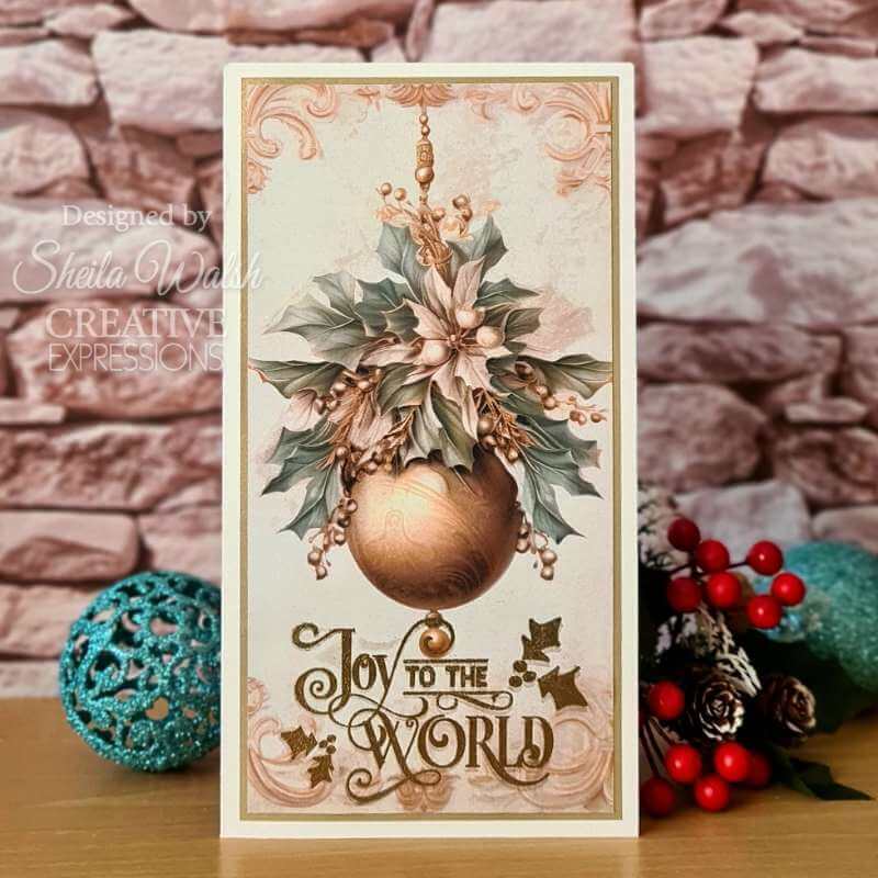 Creative Expressions Clear Stamps by Taylor Made Journals - Tis The Season (6in x 8in)