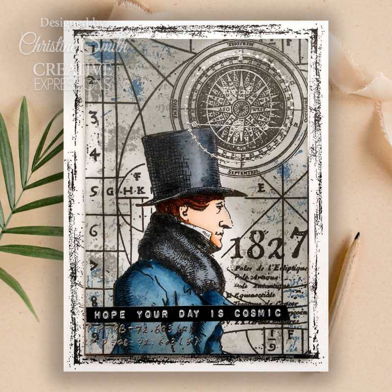 Creative Expressions Clear Stamps by Sam Poole - The Astrologist (6in x 8in)