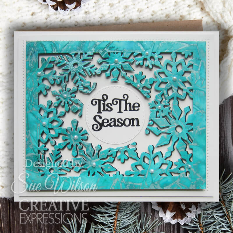 Creative Expressions Dies - Festive Snowflake Floating Frame (by Sue Wilson) CED3292