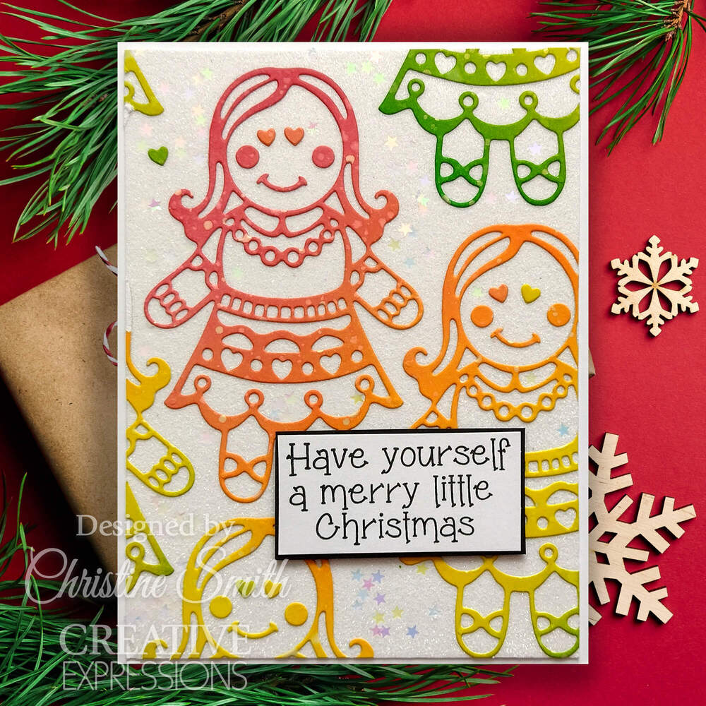 Creative Expressions Paper Cuts Craft Dies - Festive Gingerbread Girl