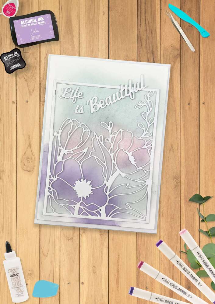 Couture Creations Dies - Parkside Crafts Collection - Life is Beautiful (2pc)