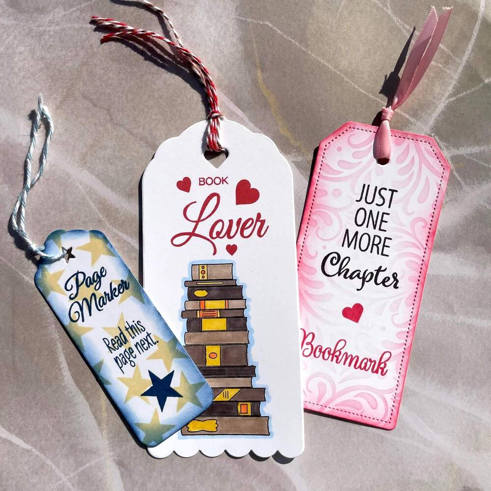 Gina K Designs Dies - Beautiful Bookmarks