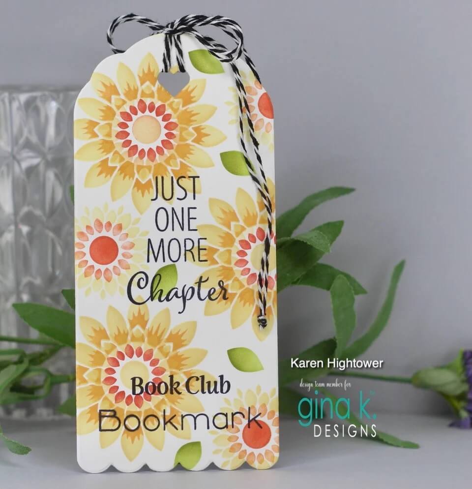 Gina K Designs Clear Stamps - Make a Bookmark