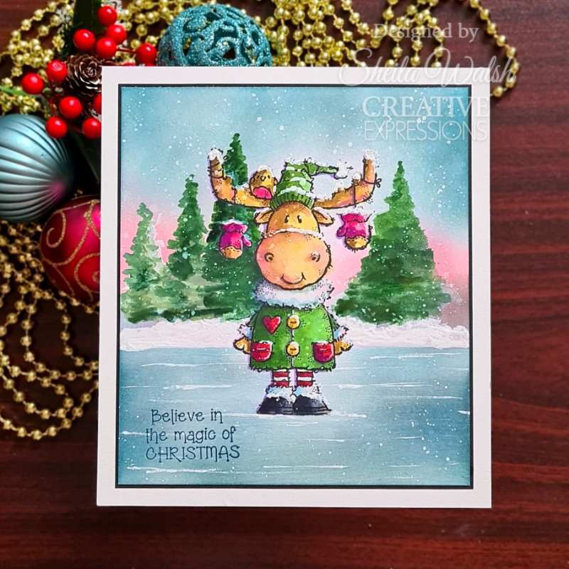 Woodware Clear Stamps Singles - Maurice Moose