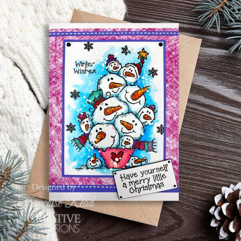 Woodware Clear Stamps Singles - Snow Balls (4in x 6in)