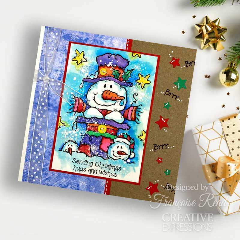 Woodware Clear Stamps Singles - Top Hat Snowman (4in x 6in)