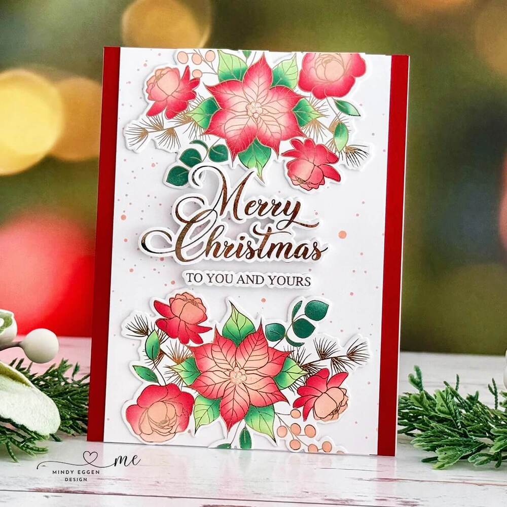 Gina K Designs Clear Stamps - Holiday Floral