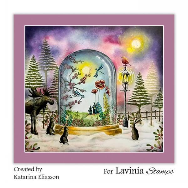 Lavinia Stamp - Snowy Fir Tree Small