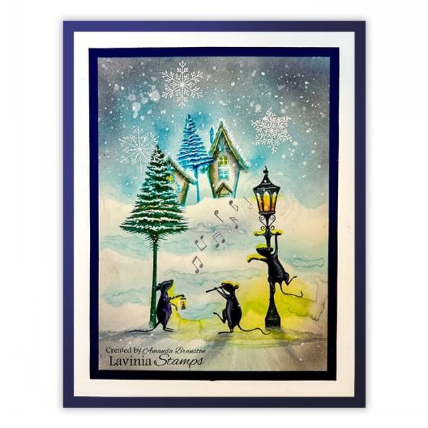 Lavinia Stamp - Snowy Fir Tree