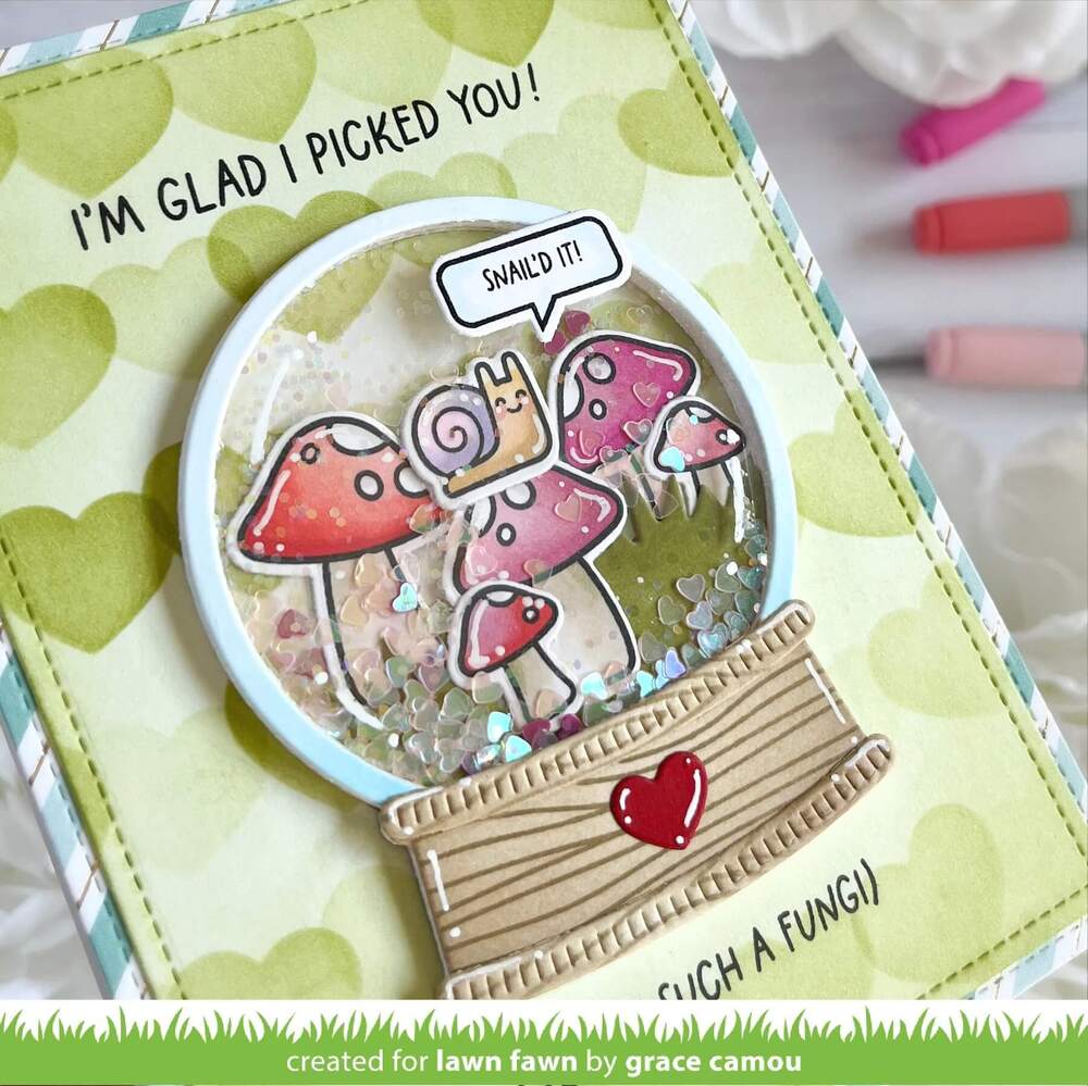 Lawn Fawn - Clear Stamps - To My Fungi LF3310