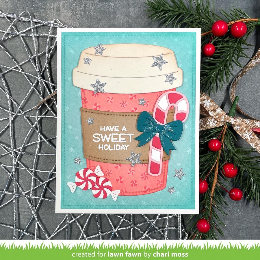 Lawn Fawn Petite Paper Pack 6 x 6 - Candy Cane Lane LF3472