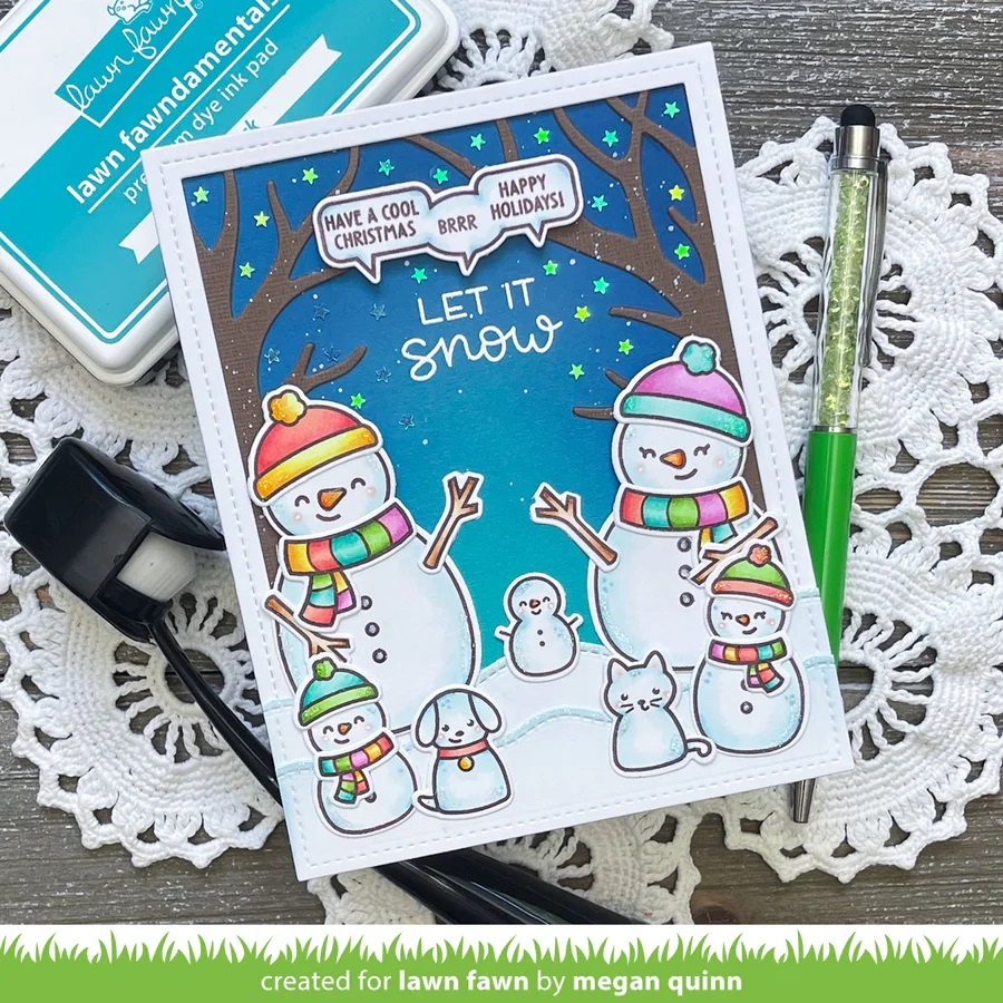 Lawn Fawn - Clear Stamps - Frosty Family LF3504