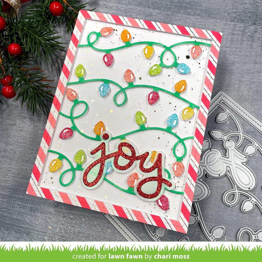 Lawn Fawn Dies - Scripty Joy Outline Add-On LF3520