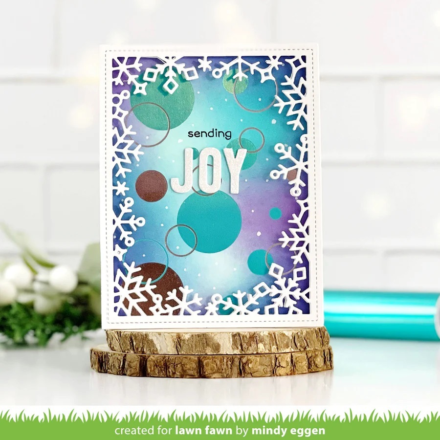 Lawn Fawn Hot Foil Plate - Bokeh Circles LF3532