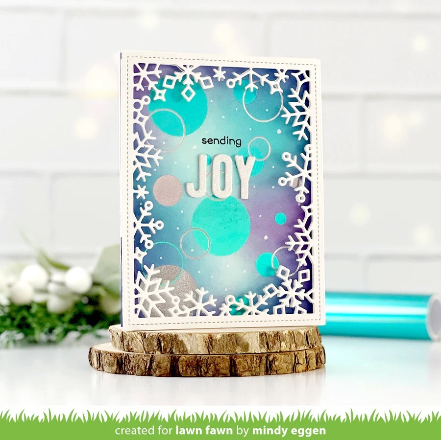 Lawn Fawn Hot Foil Plate - Bokeh Circles LF3533