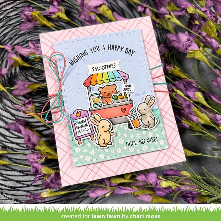 Lawn Fawn 12x12 Paper Pack - Bitsy Blooms LF3651