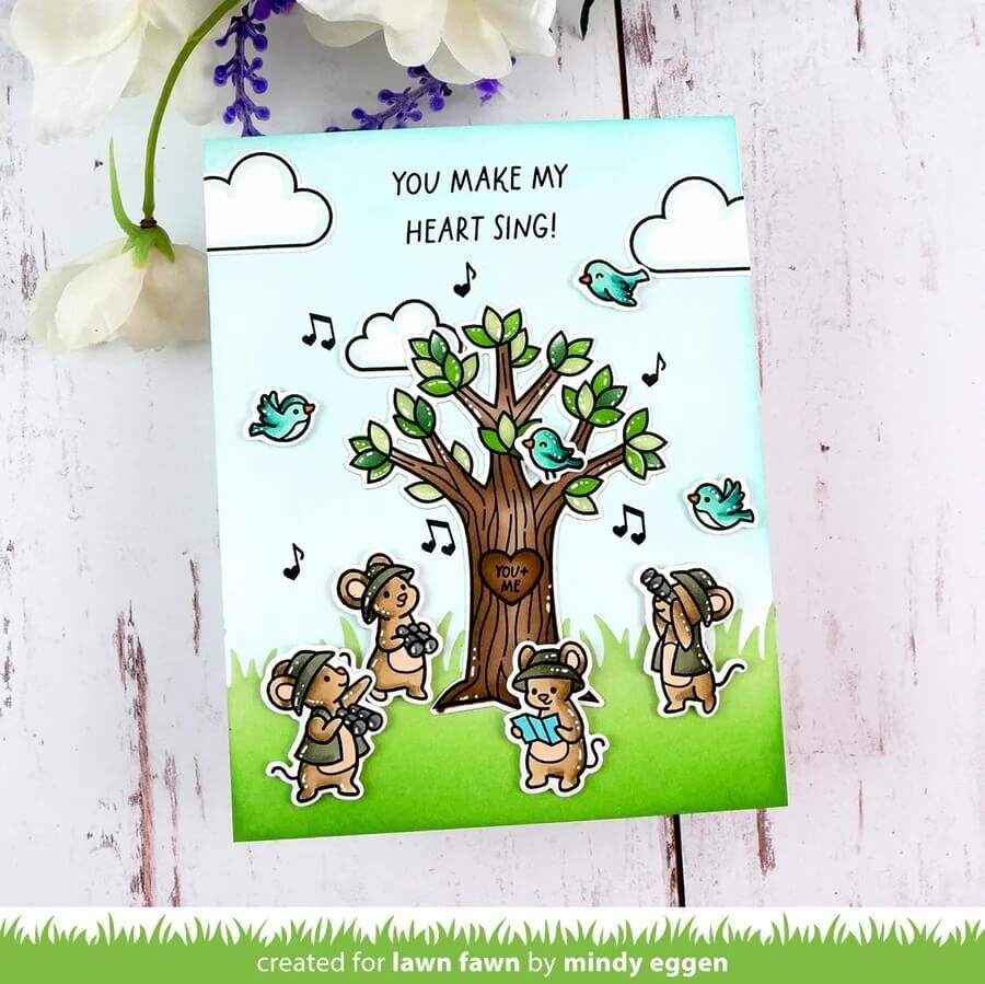 Lawn Fawn - Clear Stamps - It's a Bird! LF3668