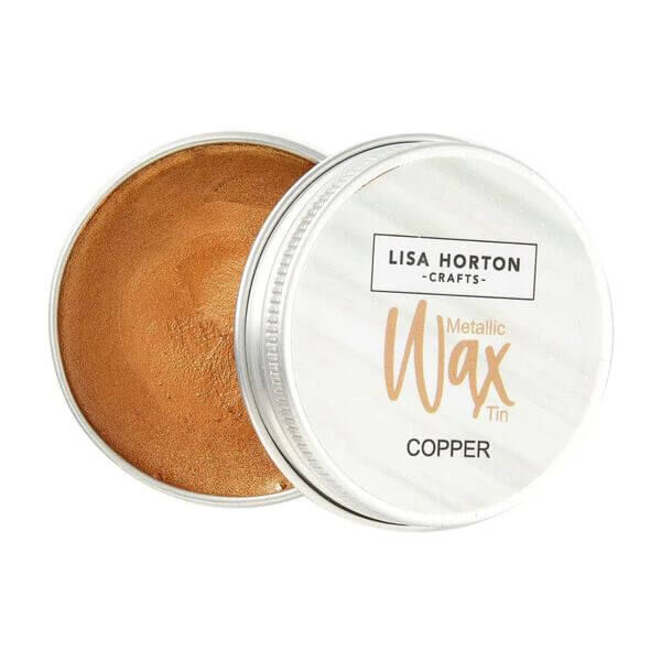 Lisa Horton Crafts Water Based Wax Tin - Copper #876