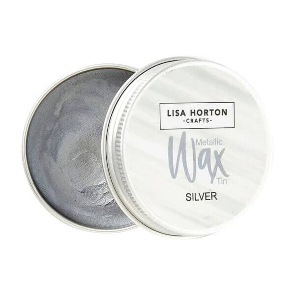 Lisa Horton Crafts Water Based Wax Tin - Silver #877