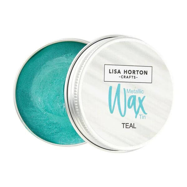 Lisa Horton Crafts Water Based Wax Tin - Teal #808