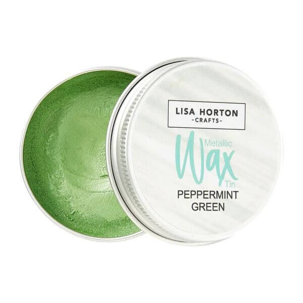 Lisa Horton Crafts Water Based Wax Tin - Peppermint Green #355