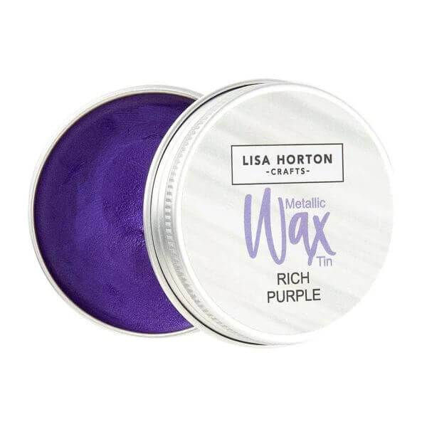 Lisa Horton Crafts Water Based Wax Tin - Rich Purple #266