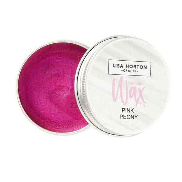 Lisa Horton Crafts Water Based Wax Tin - Pink Peony #225