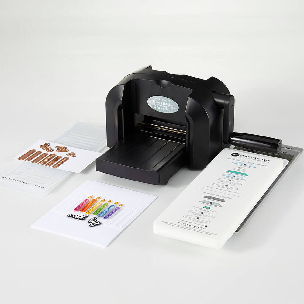 Spellbinders-Simon Hurley Special Edition Black Platinum Scout Die Cutting & Embossing Machine