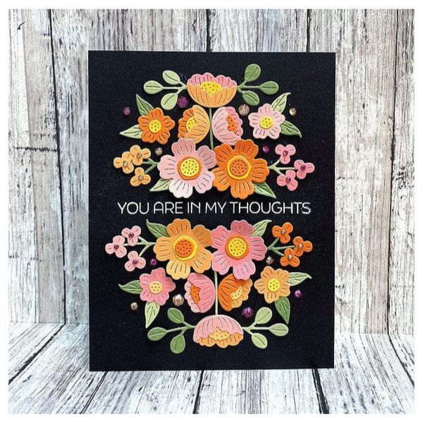 Spellbinders Etched Dies - Out and About Collection - Little Blooms S2-380
