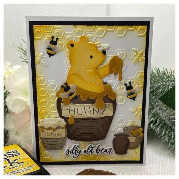 Spellbinders Etched Dies - Say Cheese Classic Pooh Collection - Pooh's Hunny Pot (in Collaboration with Simple Stories) S4-1428