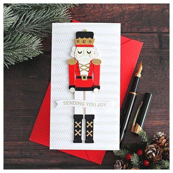 Spellbinders Etched Dies - Dancin' Christmas Friends Collection - Dancin' Nutcracker Fitz S5-644