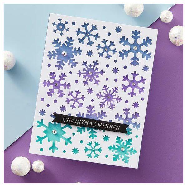 Spellbinders Etched Dies - Let It Snow Collection - Frozen Flurries (by Simon Hurley) S5-652