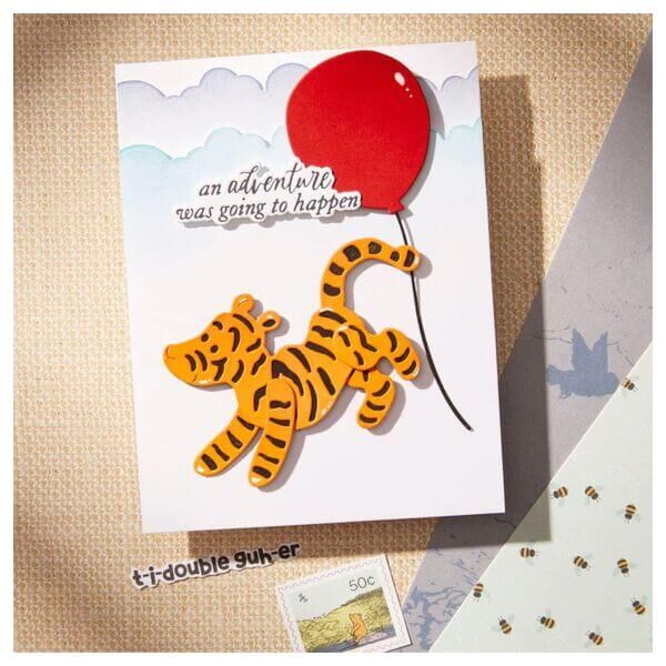 Spellbinders Etched Dies - Say Cheese Classic Pooh Collection - Tigger & Eeyore in Collaboration with Simple Stories S5-683