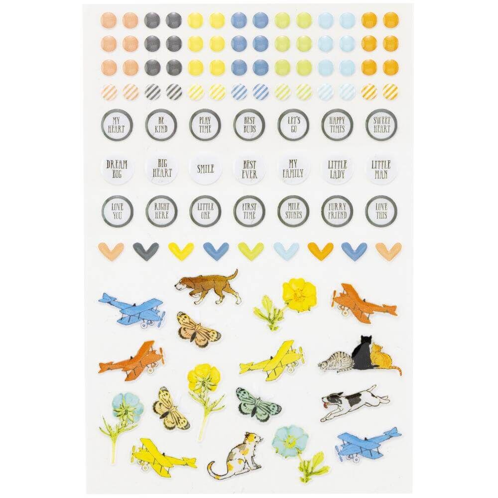 49 And Market Toddler Time Epoxy Stickers - Wishing Bubble