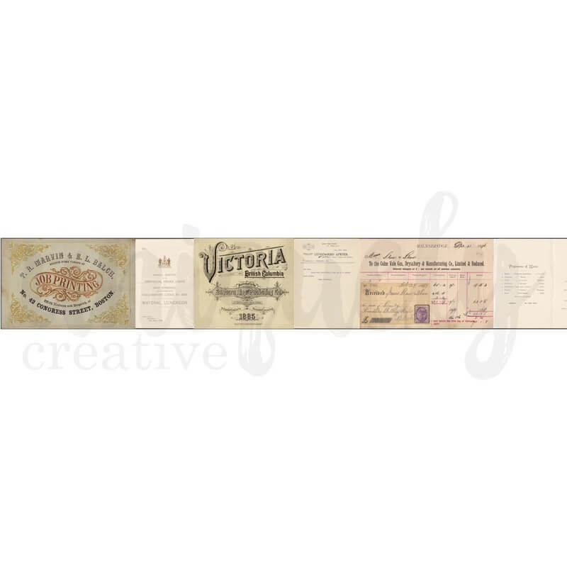 Uniquely Creative - Willow & Grace Vintage Washi Tape 40mm