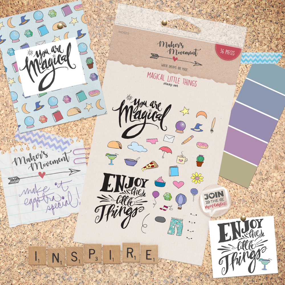 Maker's Movement Stamps - Magical Little Things - by Cheery Lynn Designs